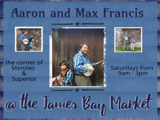 The season is in full swing at the James Bay Community Market with live, local music.