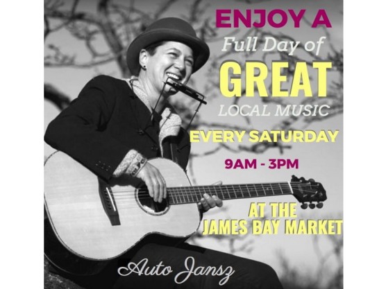 The James Bay Community Market – the place to be this Saturday for music, food and fun
