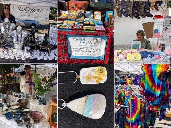 The James Bay Community Market – A few of our craft vendors – August 15th – 9 am to 3 pm