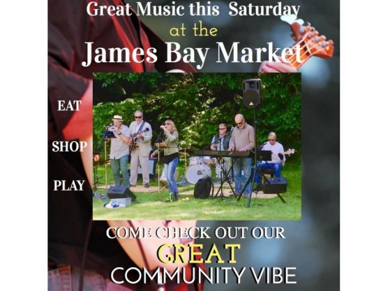 Don’t miss the James Bay Community Market this Saturday – August 5th