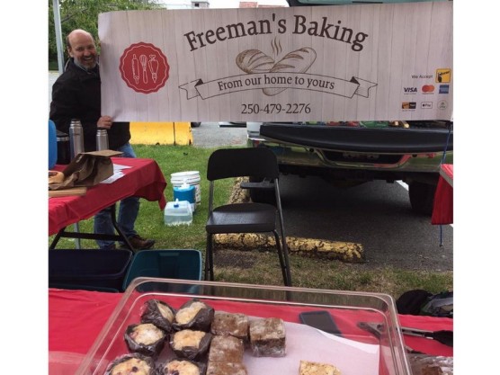 Freeman’s Baking at the James Bay Community Market