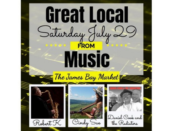The James Bay Community Market – the place to be this Saturday – July 29th!