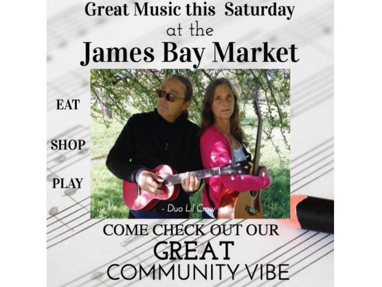 Eat, shop, play at the James Bay Community Market Saturday July 22nd, and every Saturday until the end of September