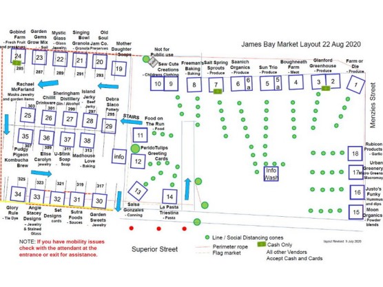 Season in full swing at the James Bay Community Market – August 22nd – 9 am to 3 pm