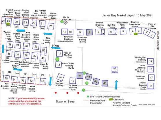 Come on down to the James Bay Community Market – May 15th – 9 am to 3 pm