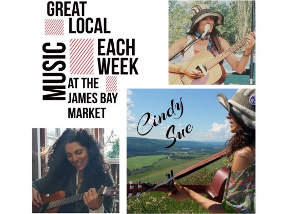 The James Bay Community Market, food, produce, crafts and music for everyone to enjoy.