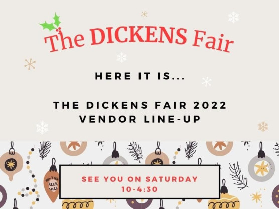 Full Vendor List for The Dickens Fair 2022