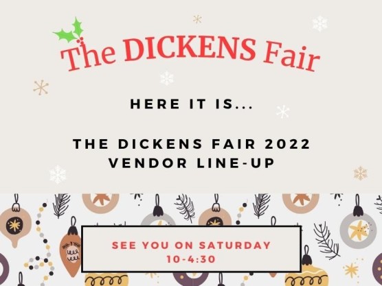 Full Vendor List for The Dickens Fair 2022