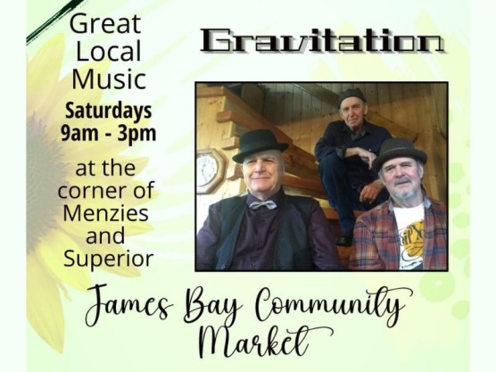 Join us on Saturday at the James Bay Market for free live music and great local shopping.
